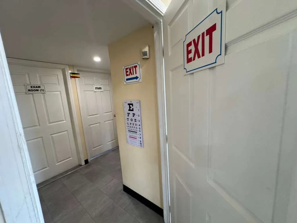 Exam room hallway at El Cajon Mollison clinic