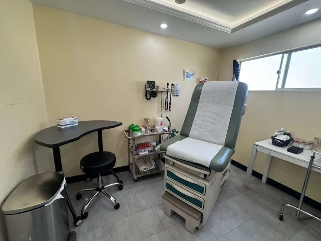 Physical exam room with equipment El Cajon urgent care